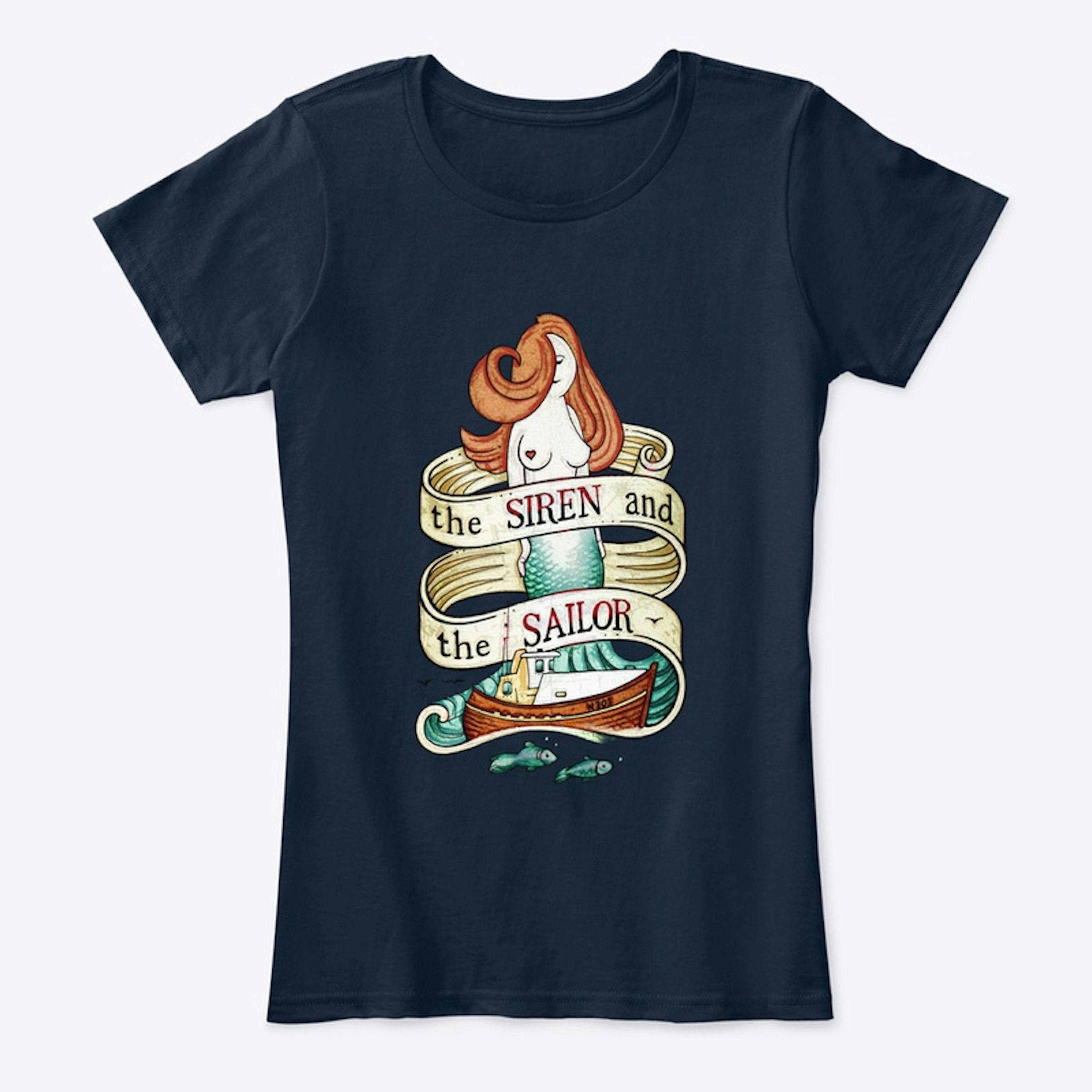 SIREN and the SAILOR - Mermaid Tee-Shirt